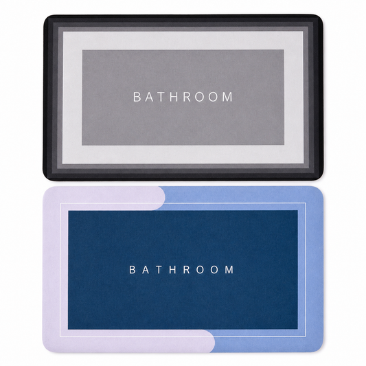 Alfombra Antideslizante Rectangular de Baño 38 x 58 cm sobre fondo blanco