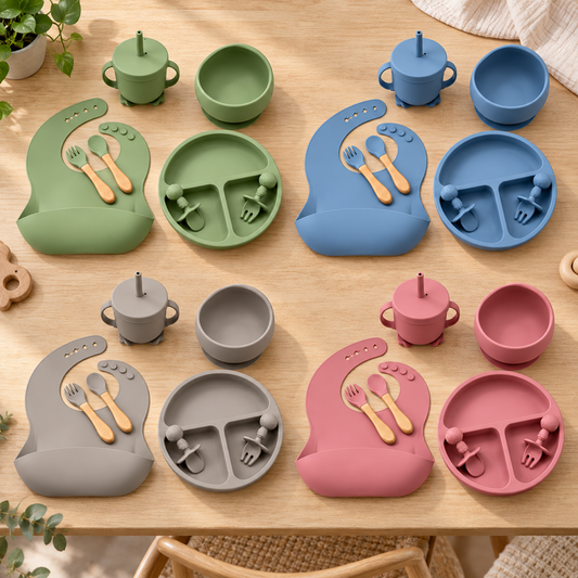 Set infantil mis primeras comidas, fotografía ambientada del producto RM27-63
