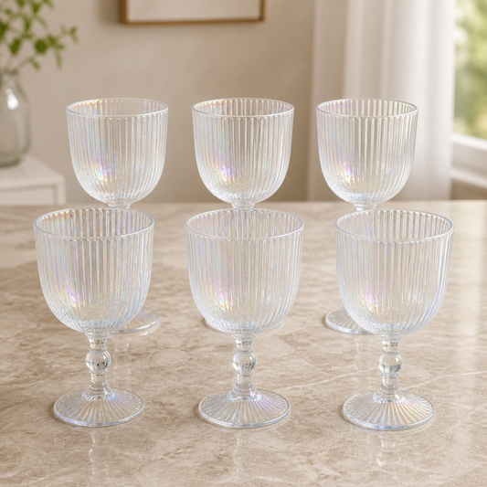 RM37-9 - Copa de vino line tornasolada