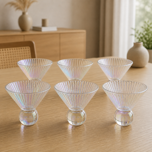 RM42-60 - Set x 6 compoteras Corner tornasol - set x6