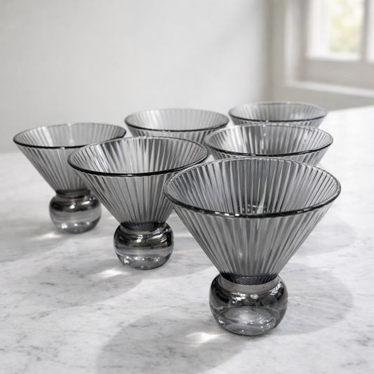 Set x 6 compoteras Corner Grey