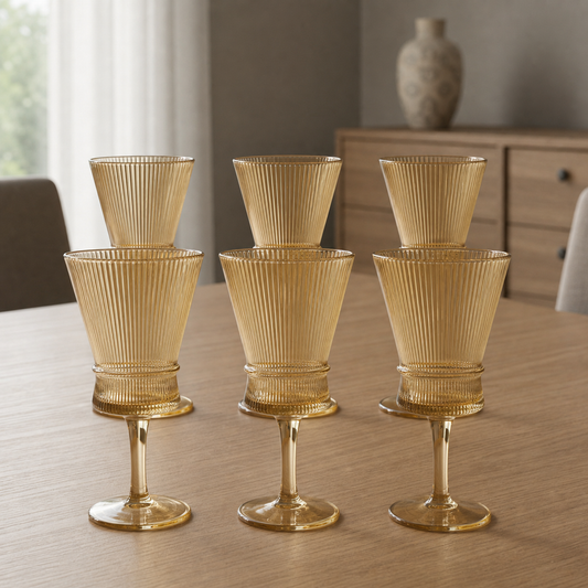 RM42-65 - Set x 6 copas Corner Gold