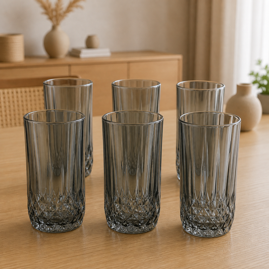 RM42-73 - Set x 6 vasos altos Stylo Grey - set x6