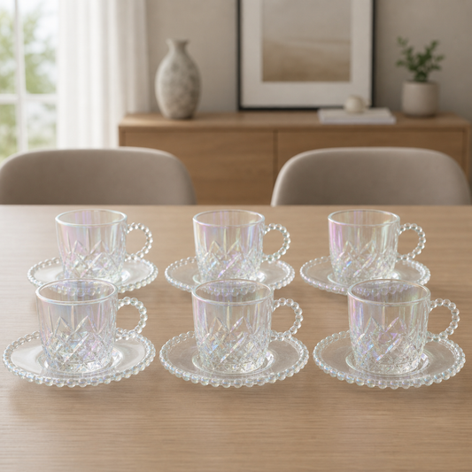 RM42-78 - Set x 6 tazas Stylo tornasol