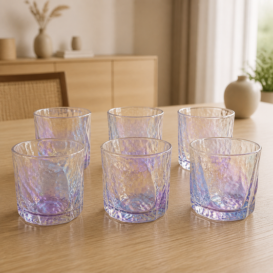 RM42-81 - Set x6 vasos bajos glacier tornasol - set x6