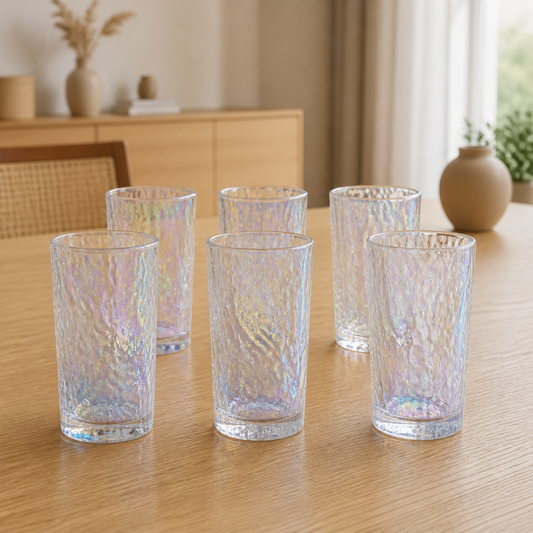 RM42-84 - Set x6 vasos altos glacier Tornasol - set x6