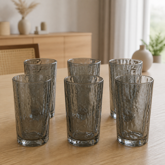 RM42-85 - Set x6 vasos altos glacier Grey - set x6