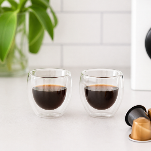 RM46-15 - Set 2 vasos doble vidrio Espresso