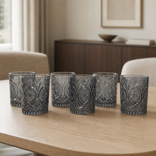 Set x6 Vasos chicos Luxury Grey