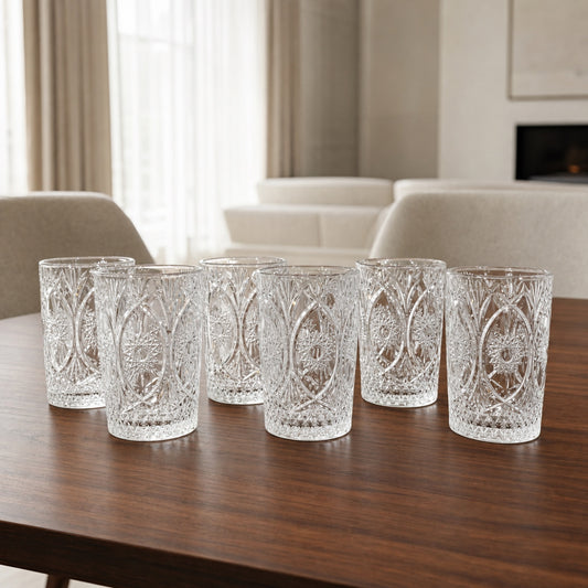 Set x6 Vasos largos Luxury Colorfull