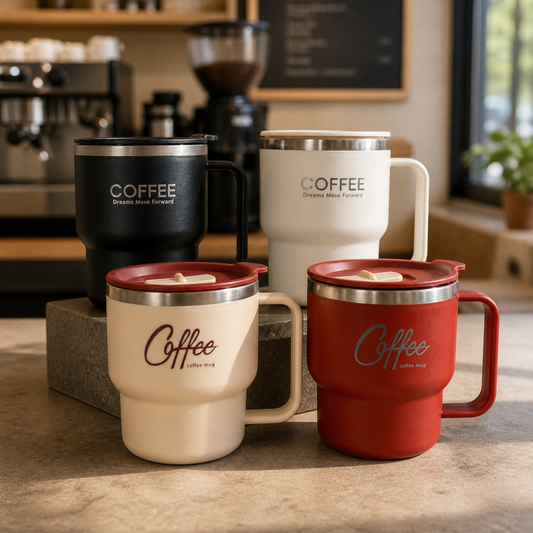 Taza Térmica Coffee Mug 400 ml en ambiente lifestyle