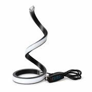 Lámpara LED de Escritorio Espiral 2 USB