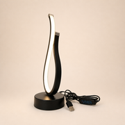 Lámpara LED de Escritorio Bucle 2 USB