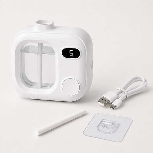 Difusor de Aroma Inalámbrico Cube sobre fondo blanco