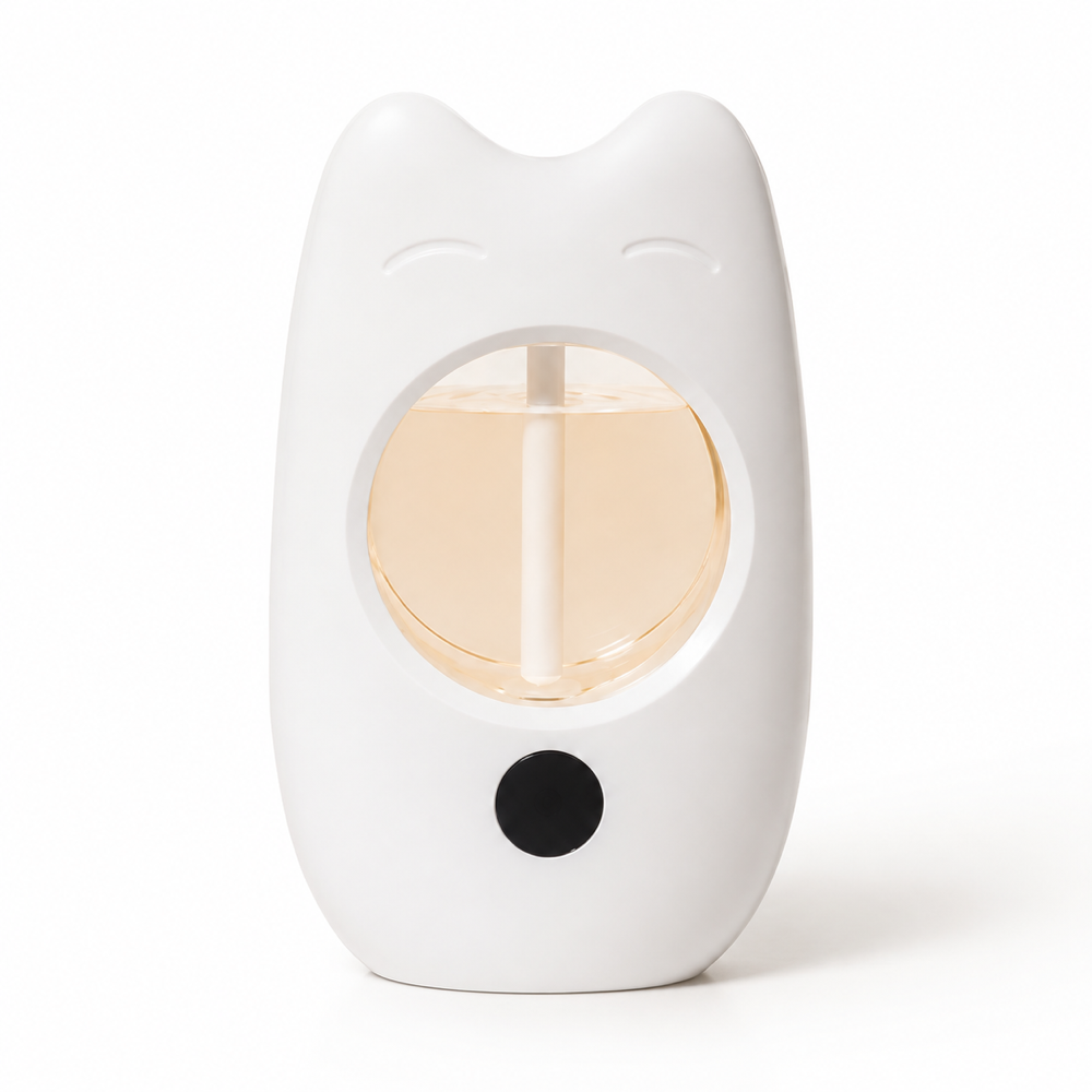 Vista frontal del Difusor de Aroma Inalámbrico Gato 50 ml