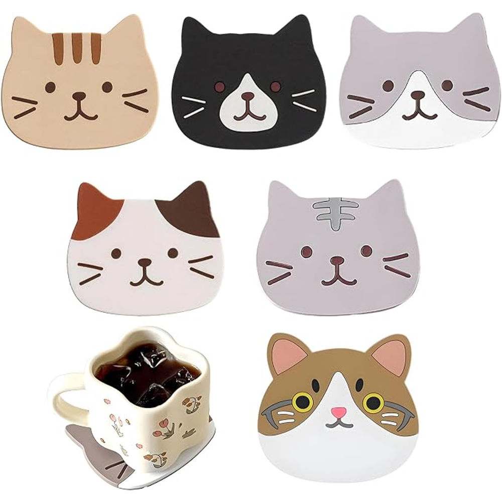 Posavasos de Gatitos, 6 diseños surtidos