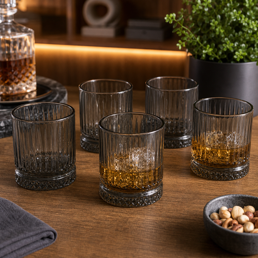 Set x6 vasos whisky Diamonds Grey lifestyle RM42-112