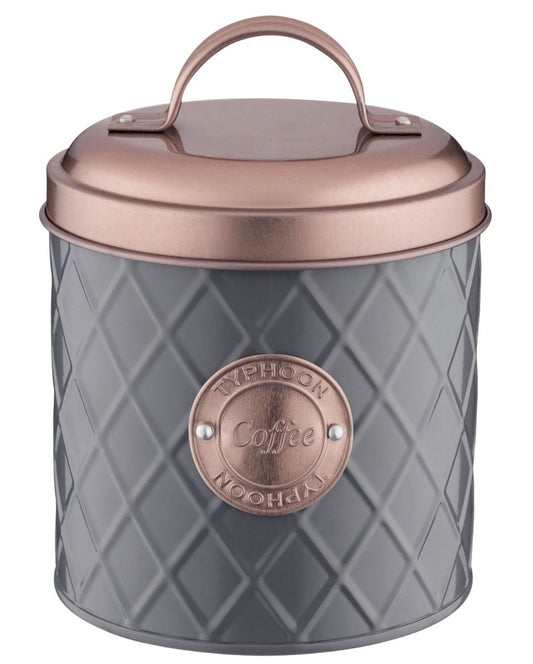 Lata redonda para cafe