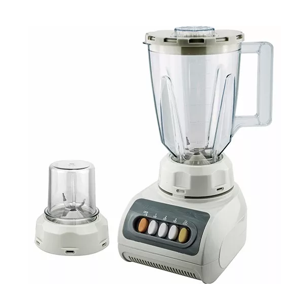 AW-500 Licuadora Amwood 1.5 L con accesorio sobre fondo blanco