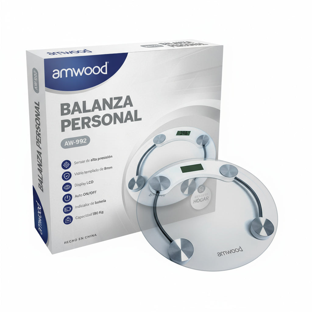 Balanza de persona redonda