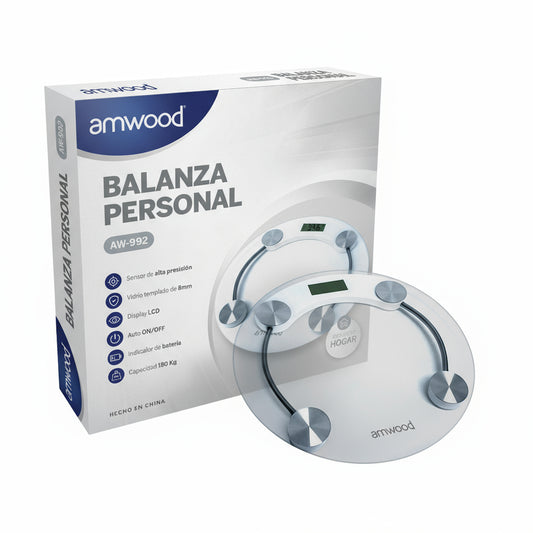 Balanza de persona redonda