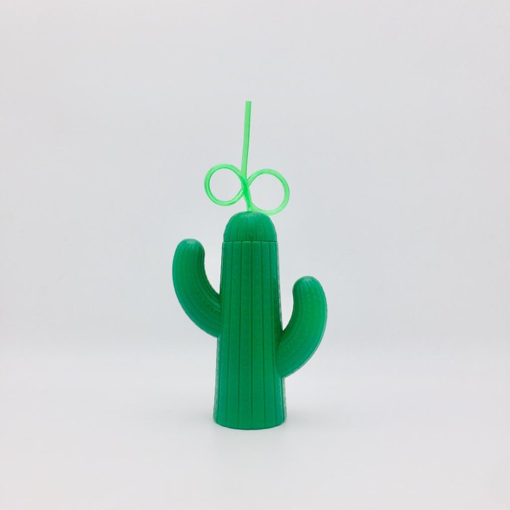 Vaso cactus con sorbete