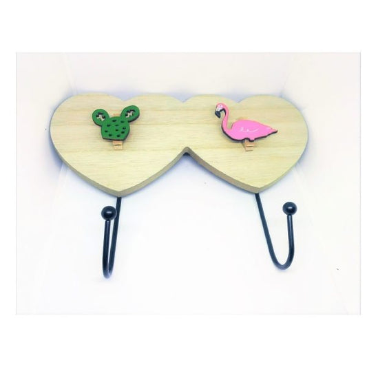 Perchero vintage corazon