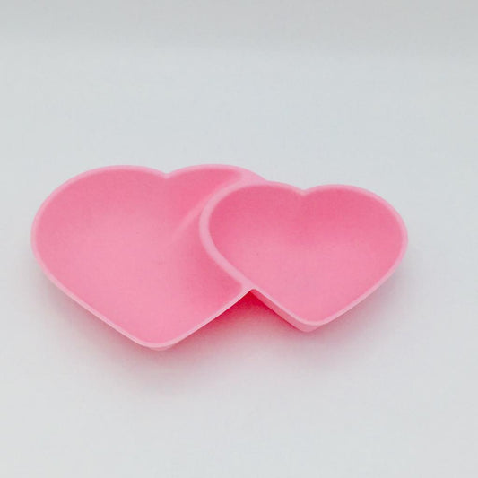 Platito doble corazon