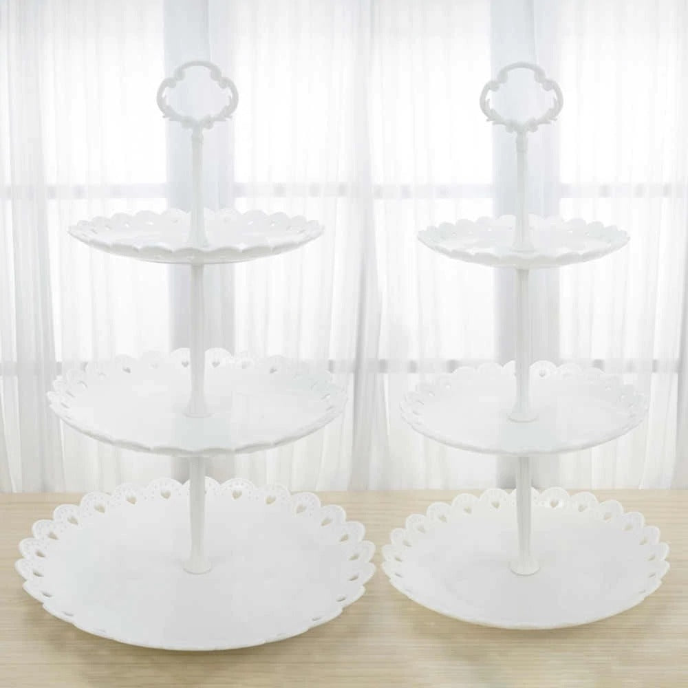 Bandeja 3 pisos corazon