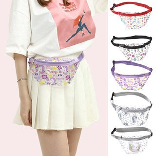 Riñonera transparente unicornio