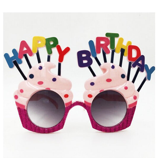 Anteojos happy birtday muffin