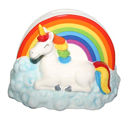 Alcancia unicornio rainbow