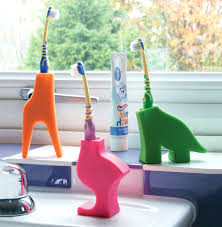 Porta cepillo de dientes silicona animalitos