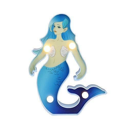 Velador led sirenita