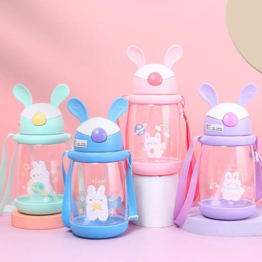 Botella infantil c/traba conejo