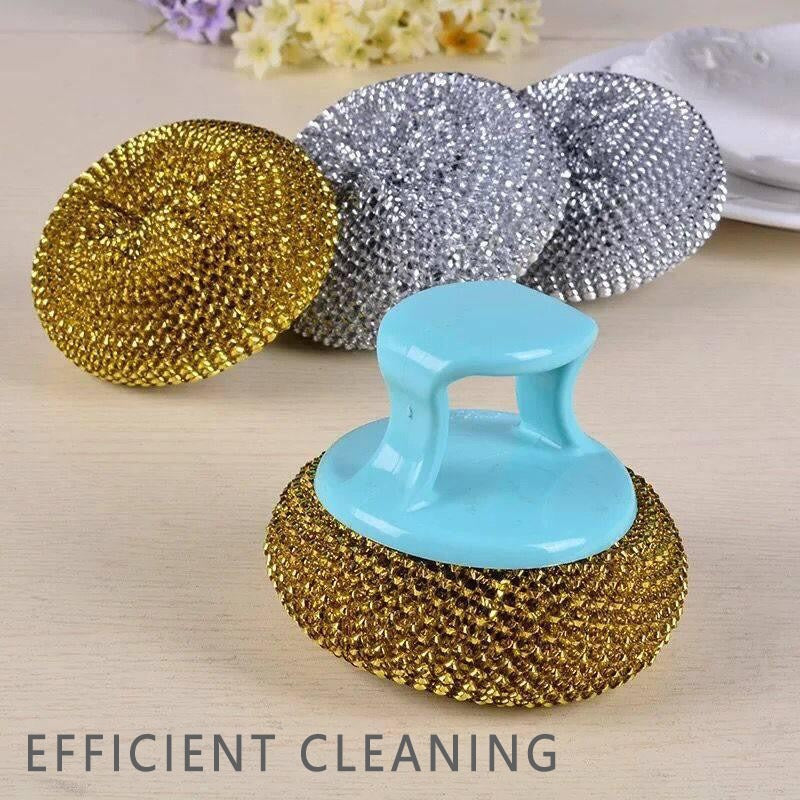 Esponja acero con mango