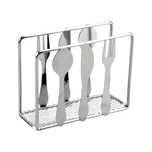 Porta servilletas cubiertos plata