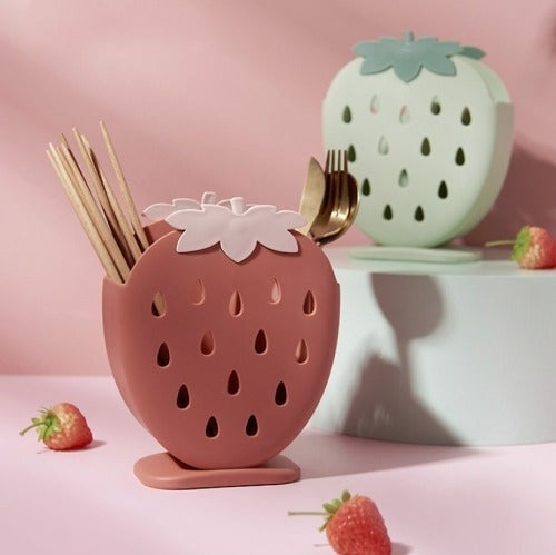 Escurridor de cubiertos frutilla
