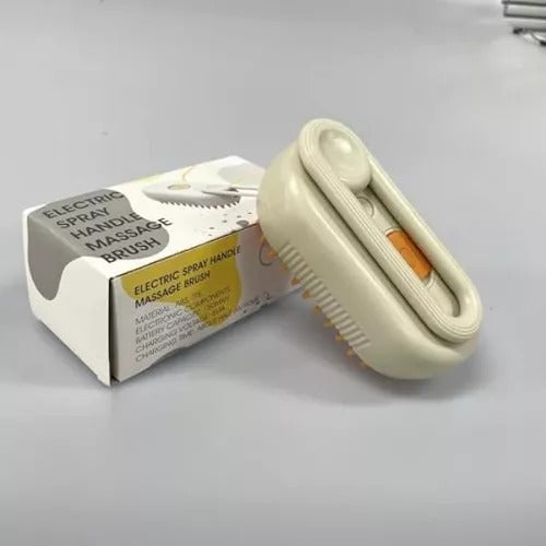 Cepillo para mascotas a vapor con mango