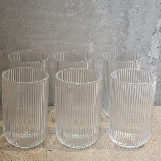 Vaso largo line tornasolado