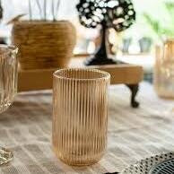Vaso largo line gold