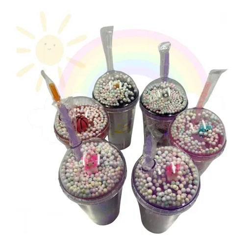 Vaso con sorbete magico