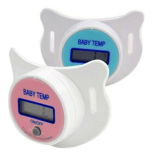 Chupete con termometro