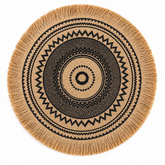 RM42-26 Individual Redondo Tejido Indian