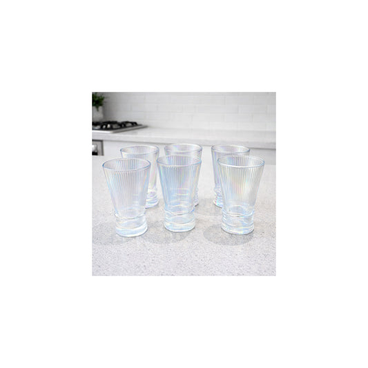 Set x 6 vasos Altos White Corner Tornasol por mayor - Items Objetos HD
