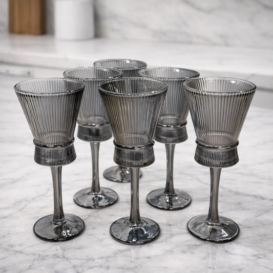 Set x 6 copas Corner Grey