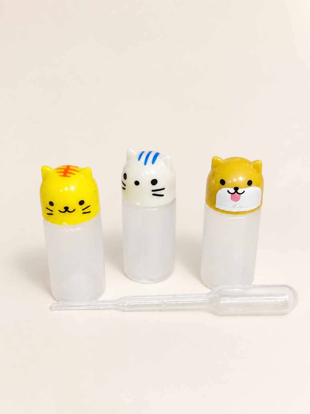 Mini Botellitas para Salsas con Diseño de Animalitos - RM46-60