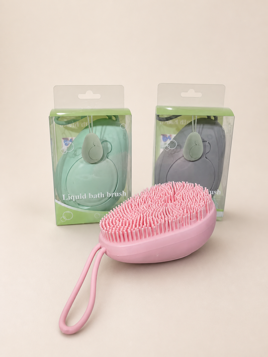 Cepillo Corporal de Silicona con Dispenser de Jabón - RM46-66