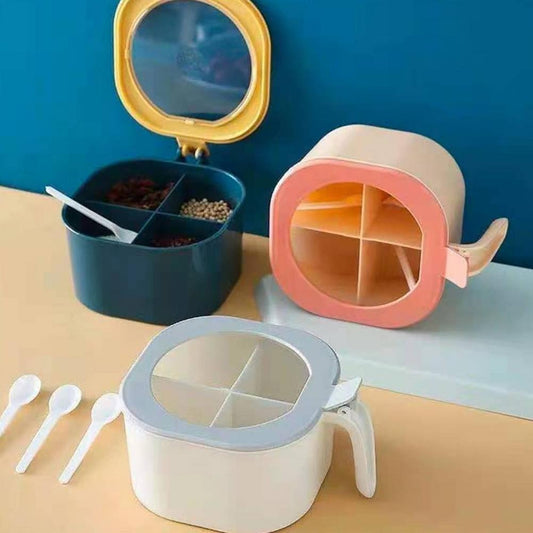 Especiero 4 en 1 con cuchara