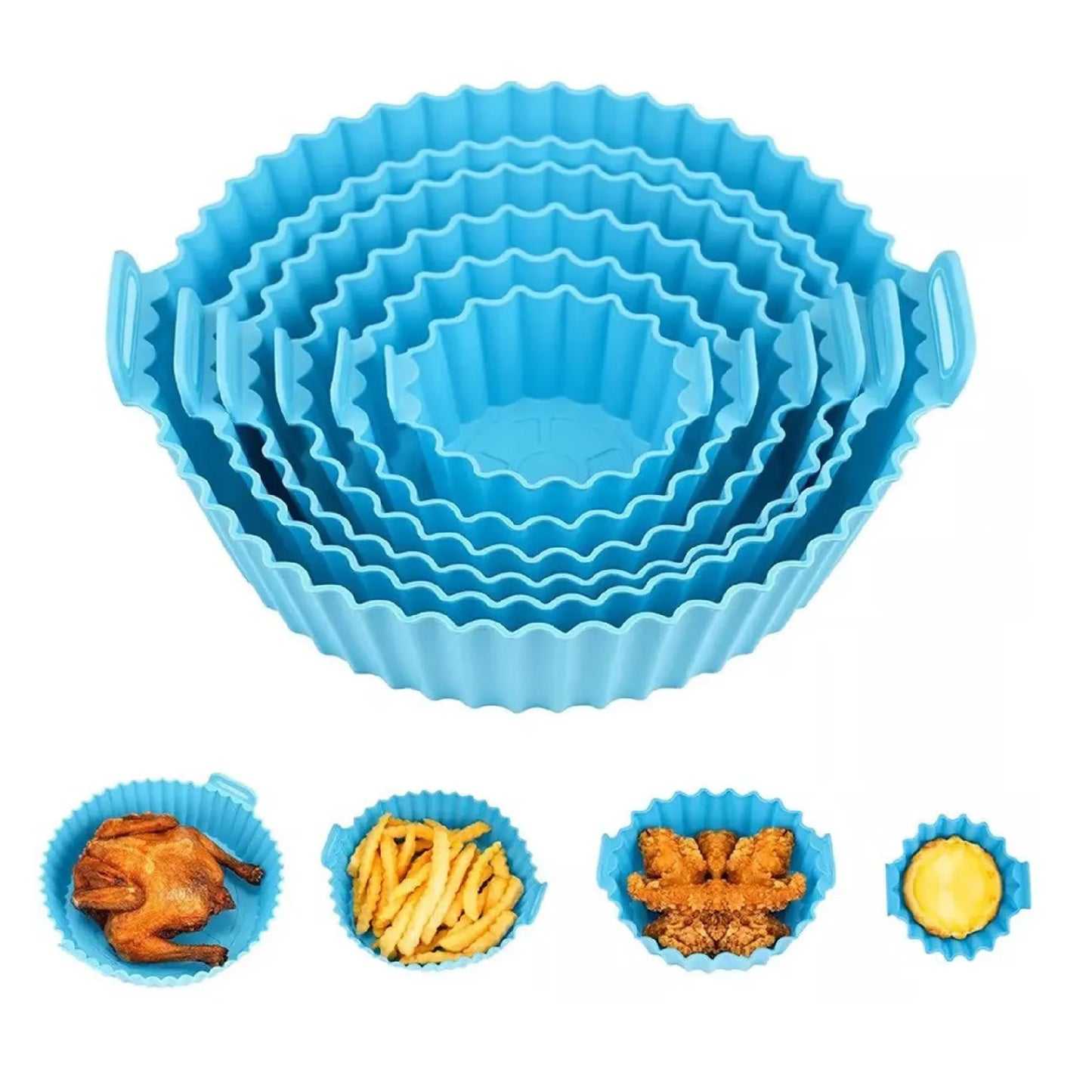 Molde de silicona redondo SET X6
